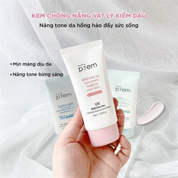 [Tách Set Unbox] Kem Chống Nắng Make Prem 40ml