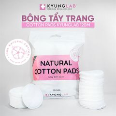 Bông Tẩy Trang Natural Cotton Pads Kyung Lab 120m