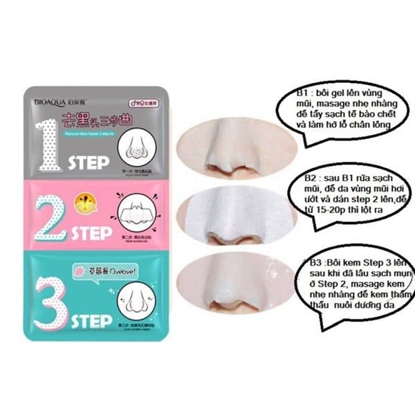 #XÁM - STEP LỘT MỤN 3 BƯỚC BIOAQUA