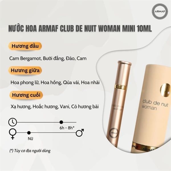 Nước Hoa Club De Nuit Women Edp (3/2029)