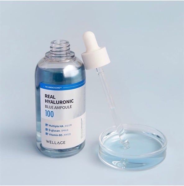Serum Wellage Real Hyaluronic Blue Ampoule 100 75ml