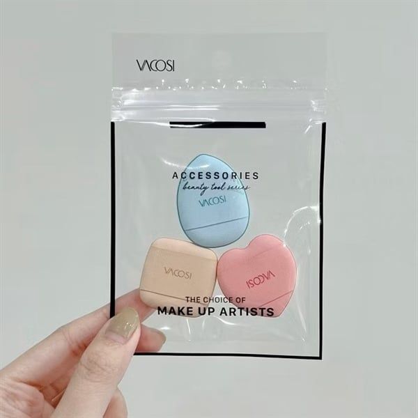 Set 3 Mút Mini Tán Nền Vacosi