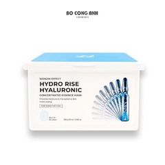 Hộp 30 Miếng Mặt Nạ Cấp Nước WonJin Effect Hydro Rise Hyaluronic Mask 350g