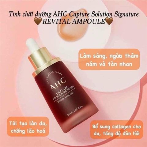 #Đỏ - Tinh Chất AHC Capture Revital Mẫu Mới 50ml \