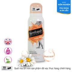 #Cam - Xịt Thơm Vùng Kín Femfresh Deodorant 125Ml