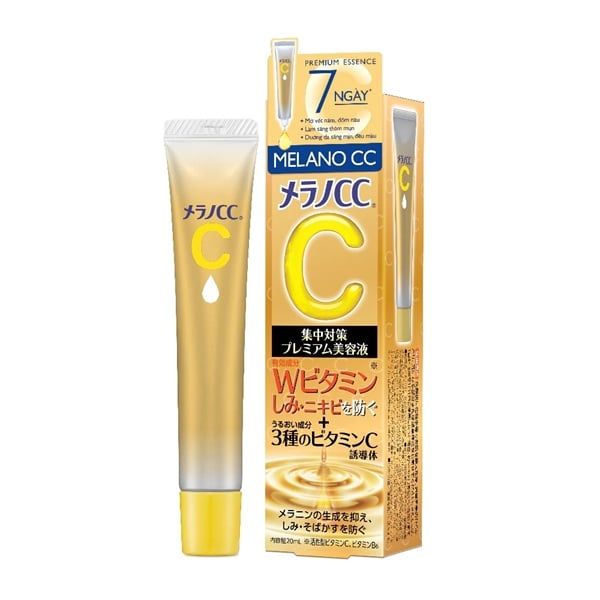 Tinh Chất Vitamin C Dưỡng Trắng, Mờ Thâm Cao Cấp Melano CC Premium Brightening Essence (06/2027) XT