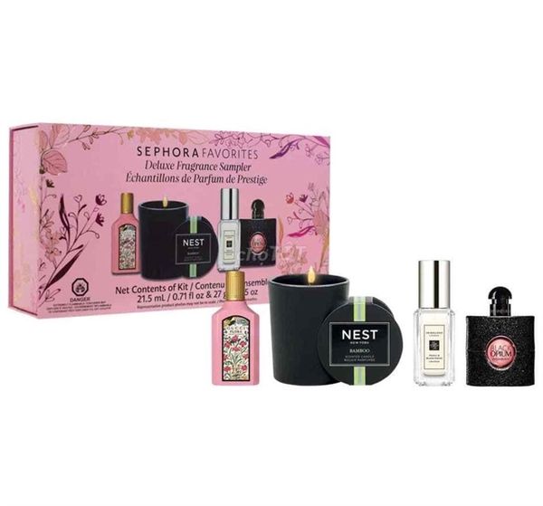 Set 4 Món Sephora Favorites (3 Nước Hoa + 1 Nến)