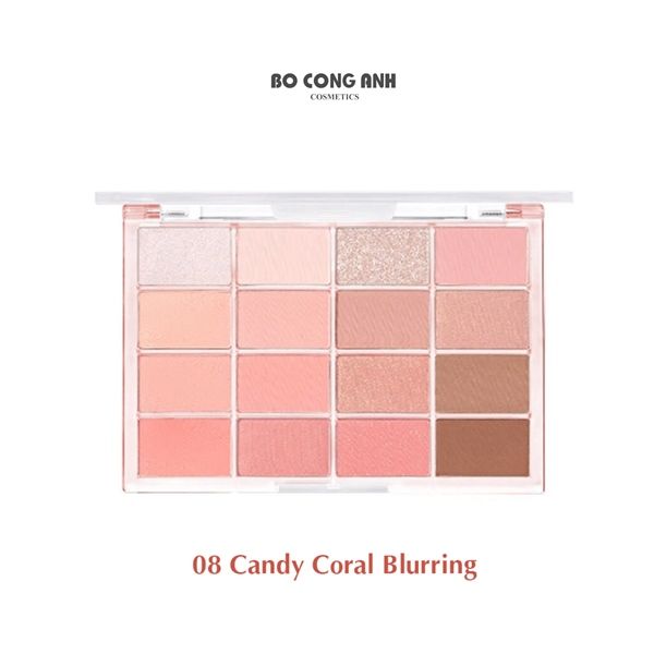Bảng mắt Wakemake Soft Blurring Eye Palette 16 ô