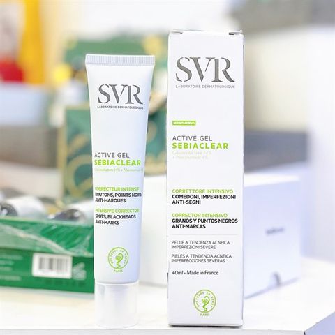 #Gel - Tuýp SVR Active Gel Sebiaclear 40ml