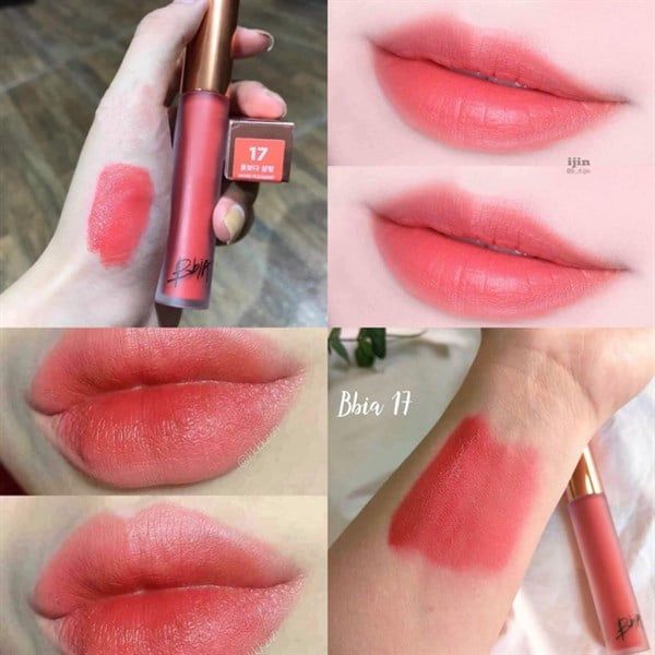 Son Kem BBia Last Velvet Lip Tint 5G Hàn Quốc (1/2026)