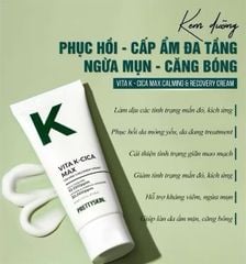 Kem Dưỡng Phục Hồi Prettyskin Vita K Cica Max Calming & Recovery 60ML (9/7/2027)