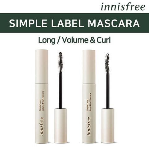 #VOLUME & CURL - MASCARA INNISFREE SIMPLE LABEL 7.5G