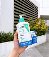 #Da Dầu - Sữa Rửa Mặt Cerave 236ml (Xt Pháp - Nga - Đức) (Tặng Kèm Lotion Body 12ml)