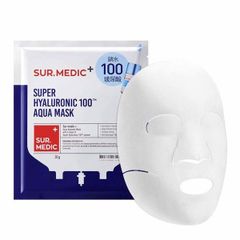Mặt Nạ Cấp Nước Sur.Medic Super Hyaluronic Acid 100 Aqua