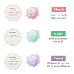 #GREEN - PHẤN PHỦ BỘT INNISFREE MINERAL COLOR POWDER 5G