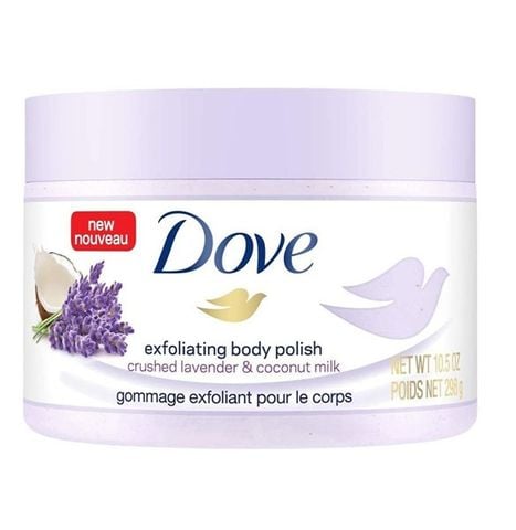 #CRUSHED LAVENDER & COCONUT MILK - KEM TẨY TẾ BÀO CHẾT DOVE BẢN MỸ 298G(5/2025)