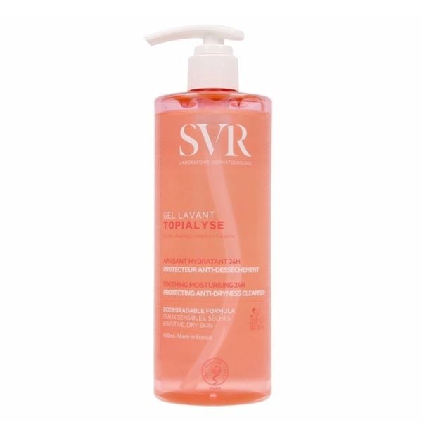 #Cam - Gel Rửa Mặt Da Khô SVR Topialyse Gel Lavant Cleansing 400ml