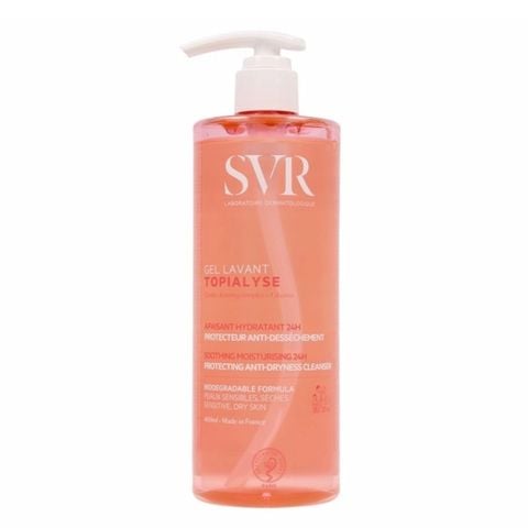 #Cam - Gel Rửa Mặt Da Khô SVR Topialyse Gel Lavant Cleansing 400ml