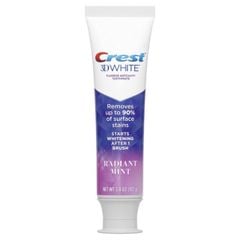 Kem Đánh Răng Crest 3D White Radiant Mint 107g (NK) (04/2026)