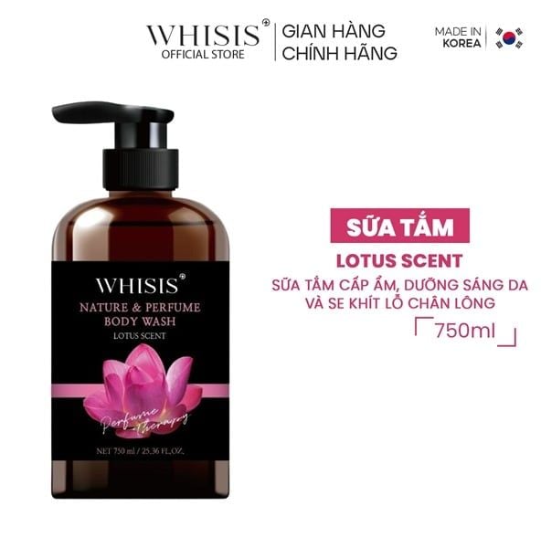 Sữa Tắm Whisis Nature & Perfume Hàn Quốc 750ml (1/2027)