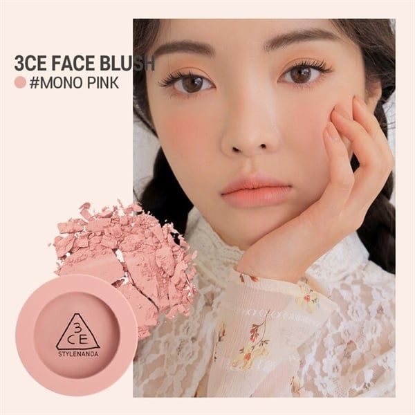 [Bản Tròn] Phấn Má Hồng 3CE Hàn Quốc (19/5/2027)