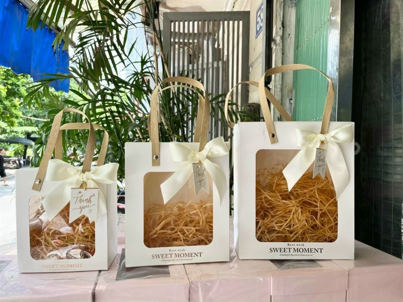Túi Quà Gương Có Nắp Sweet Moment