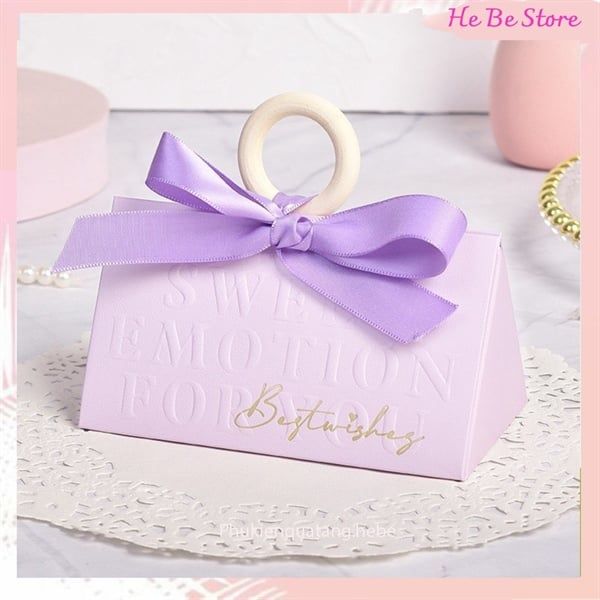 Túi Giấy Có Móc Gỗ Tam Giác Ngang Enjoy