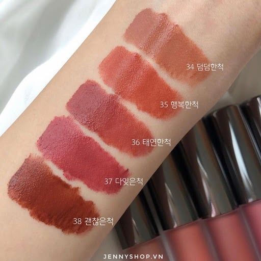Son Kem BBia Last Velvet Lip Tint 5G Hàn Quốc (1/2026)