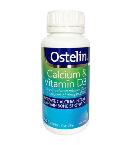 VIÊN UỐNG BỔ SUNG CANXI VÀ VITAMIN D3 OSTELIN ÚC 130 VIÊN (05/2025)