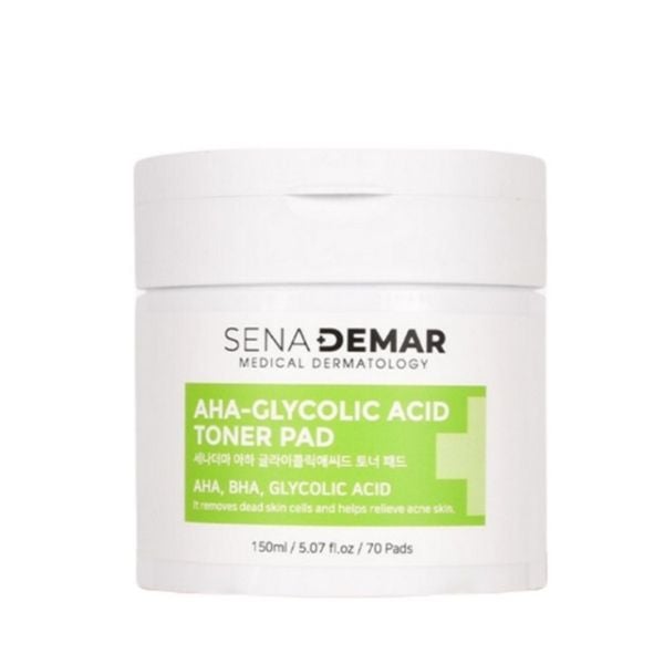 Toner Pad Senademar AHA-Glycolic Acid 150ml