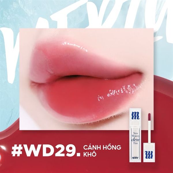 Son Tint Bóng Merzy Dạng Thạch New Watery Dew Tint 4G (21/4/2028)