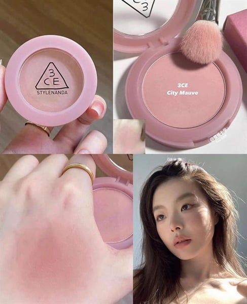 [Bản Tròn] Phấn Má Hồng 3CE Hàn Quốc (19/5/2027)