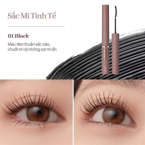 Mascara Chuốt Cong Dài Dày Mi Mude Inspire Skinny Curling 3ML (4/11/2027)