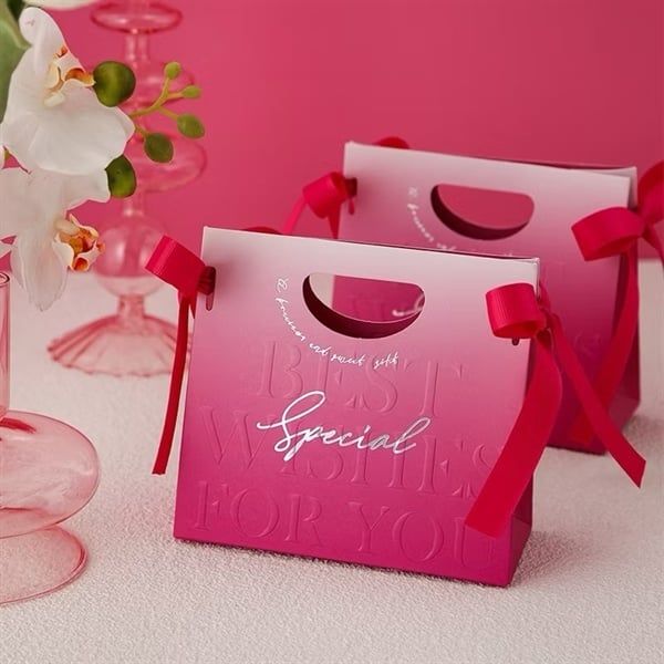 Túi Giấy Đựng Quà Tặng Có Nơ Special (6x14x13cm)