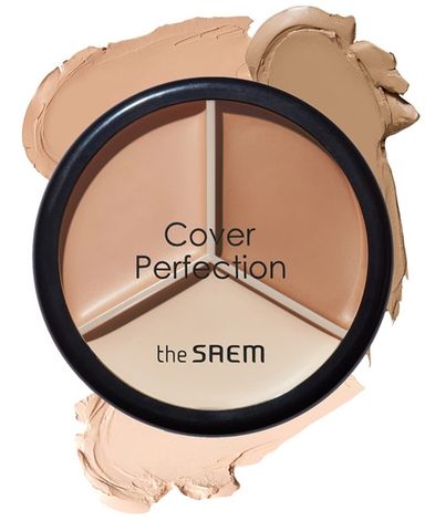 Che Khuyết Điểm 3 Ô The Saem Cover Perfection Hàn Quốc (12/2025)