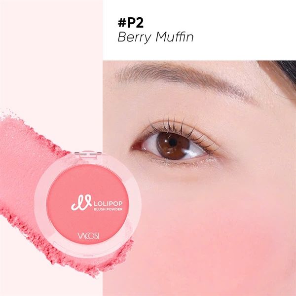 [New] Phấn Má Hồng Vacosi Lolipop All Day Blush 5.6G