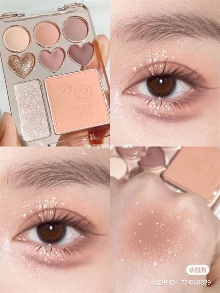 Bảng Mắt Má Highlight Gogo Tales Stick Sweet Heart 9.5g