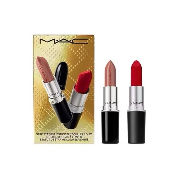 Set 2 Son Thỏi Mac Rouge A Levres 3G (07/2027)