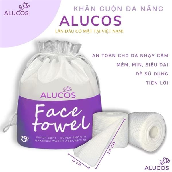 Bông Tẩy Trang Alucos Luxury Mẫu Mới