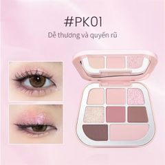 Bảng Phấn Mắt 8 Ô Focallure 9.6G Chống Nước, Lâu Trôi (21/6/2027)