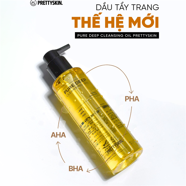 Dầu Tẩy Trang PrettySkin Pure Deep Cleansing Oil 200ml