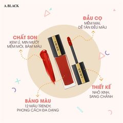 #06 CORAL BRICK - SON KEM LÌ A.BLACK HÀN QUỐC 8G