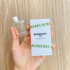 Nước Hoa Burberry Her Edt Mini 5Ml (Vỏ Xanh)