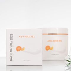 Kem Dưỡng Trắng Da Body Narci Natural Smooth White 200G