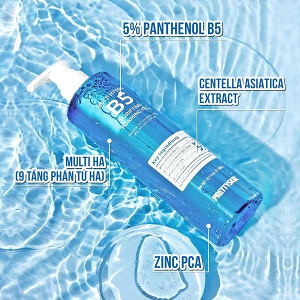 Gel Rửa Mặt Sạch Sâu PrettySkin Multi Hydra B5 300ml