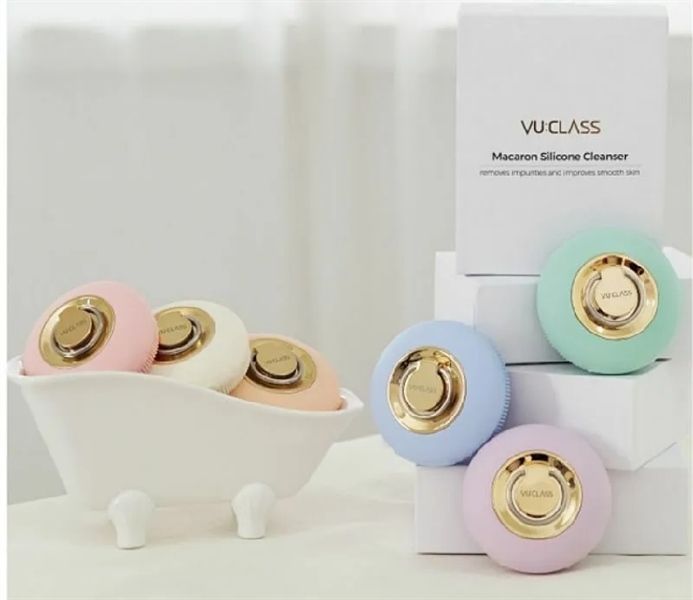 Máy Rửa Mặt Vu:Class Macaron Silicone Cleanser (Bảo Hành 3 Tháng)