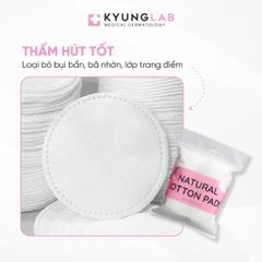 Bông Tẩy Trang Natural Cotton Pads Kyung Lab 120m