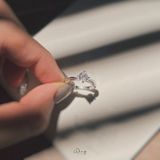  Nhẫn Ổ Đá 4 Trấu Thân Trơn Tròn Lớn (Chiếc) 