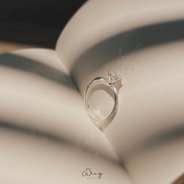  Nhẫn Ổ Đá 6 Trấu Thân Gắn Đá Vặn (Chiếc) 