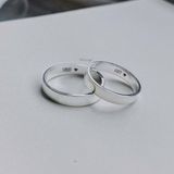  Nhẫn Đôi Trơn (Bản Dẹt) 